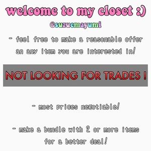 welcome to my closet!!